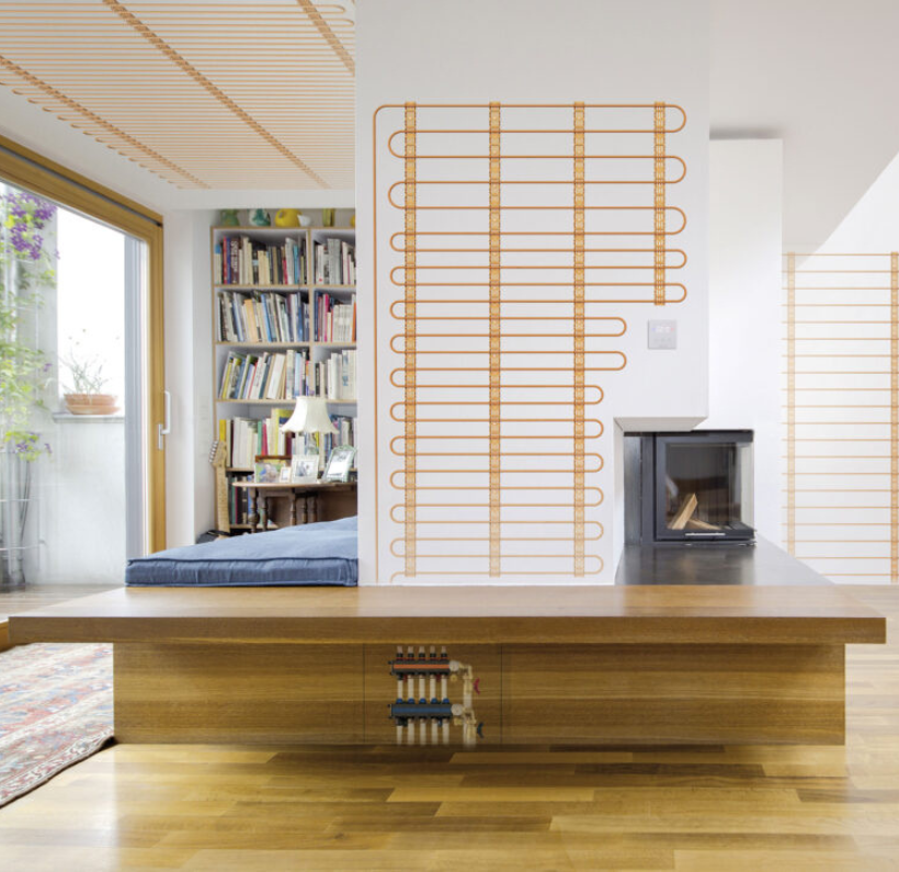 گرمایش دیواری - گرمایش تشعشعی